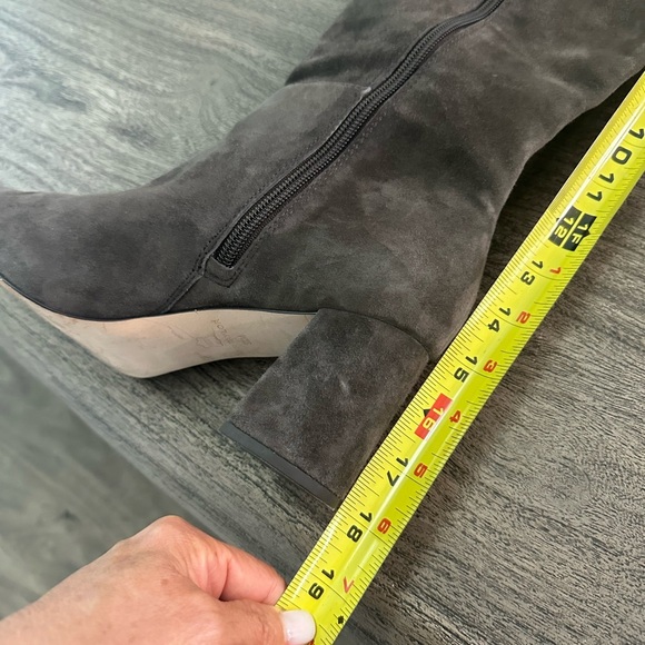 Ann Taylor Brown Over the Knee Boots with Suede Finish - Picture 10 of 12